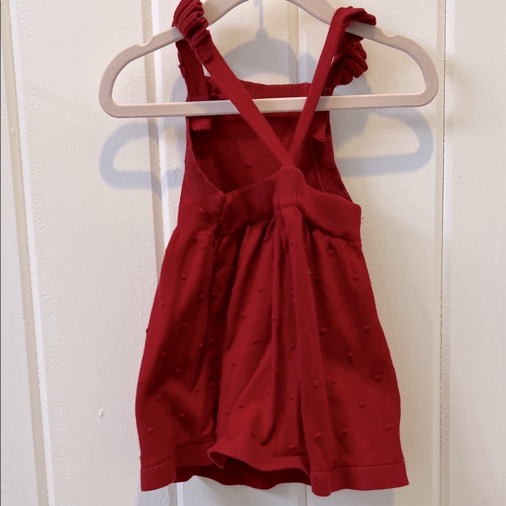 Carter’s Red Ruffled Jumper - Picture 2 of 4